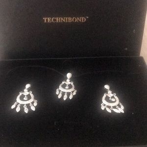 Boho necklace and matching earrings